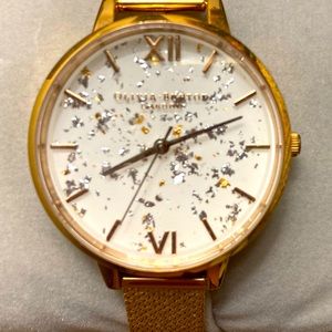 ✨OLIVIA BURTON CELESTIAL GLITTER DIAL BOUCLE MESH WATCH✨